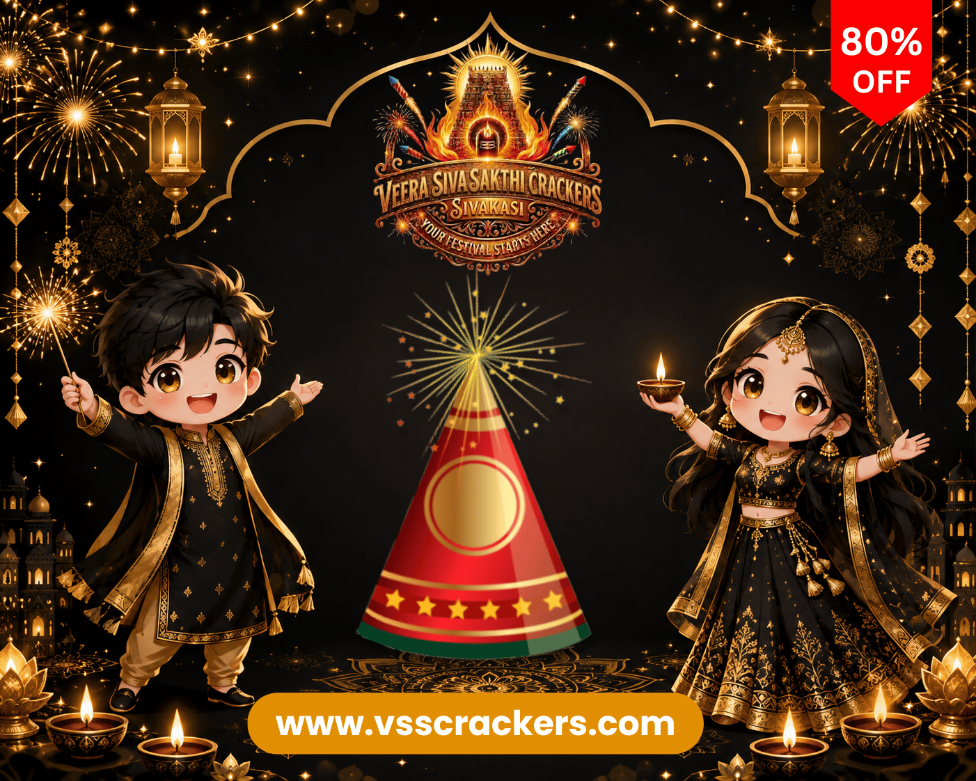 Veera SivaSakthi Crackers Sivakasi - VSS Crackers - Annamalayar Agency Crackers – Flower Pots