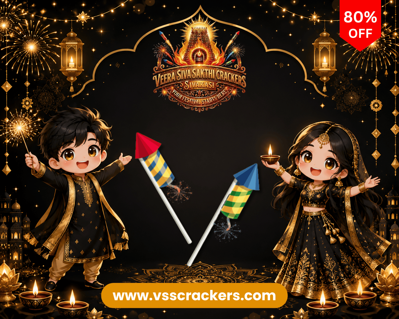Veera SivaSakthi Crackers Sivakasi - VSS Crackers - Annamalayar Agency Crackers – Rocket Series