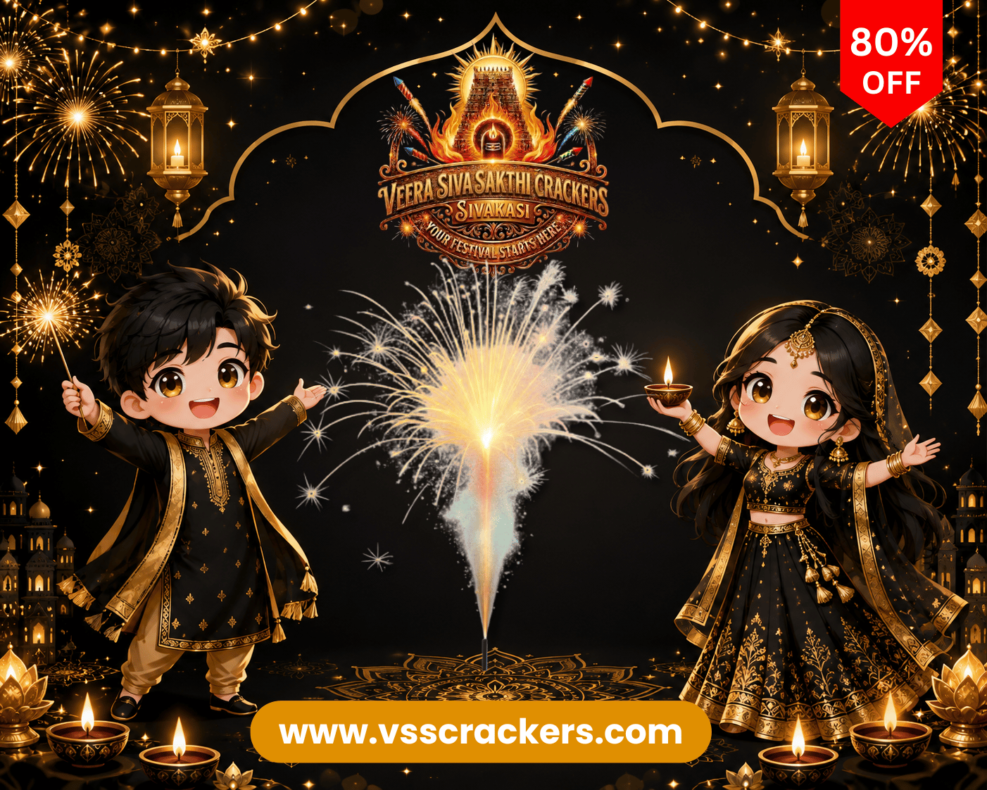 Veera SivaSakthi Crackers Sivakasi - VSS Crackers - Annamalayar Agency Crackers – Fancy Fountains